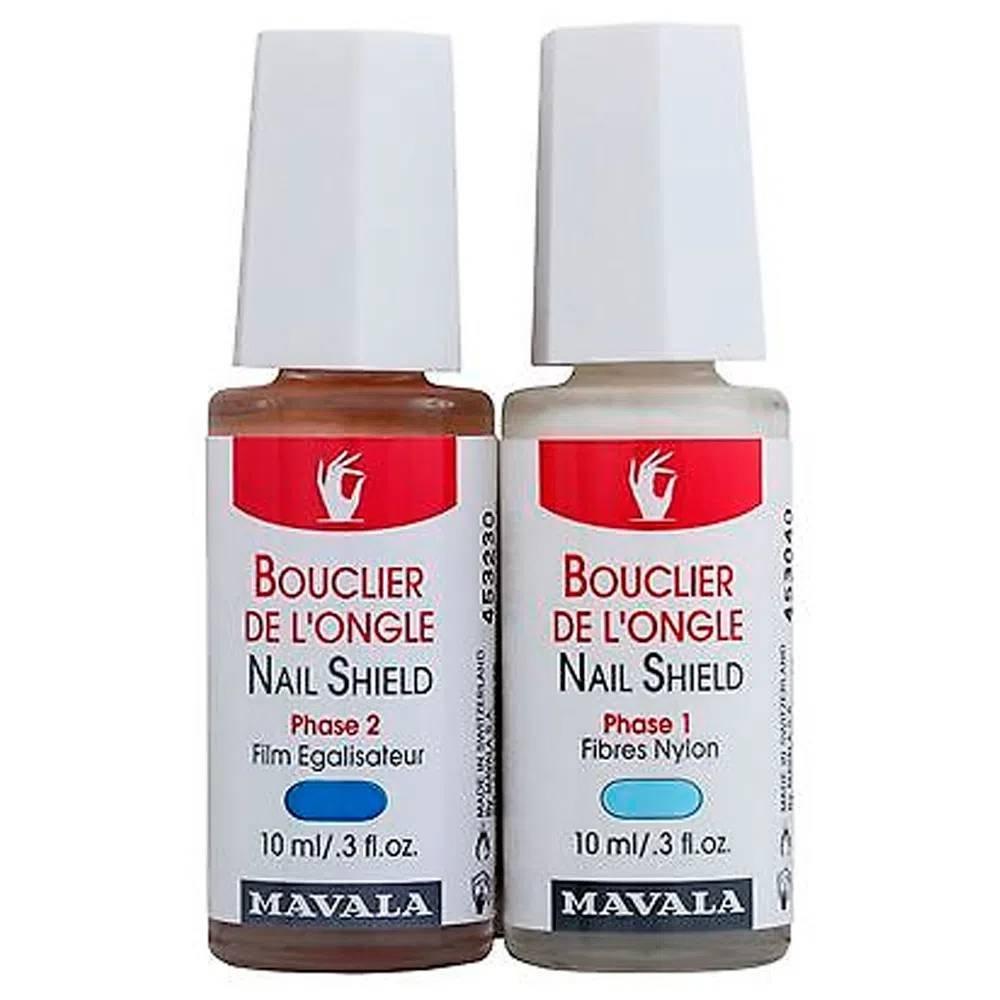 Kit Fortalecedor De Unhas Mavala Nail Shield 2 Passos 10ml Cada - 4