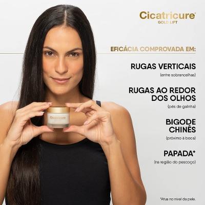 Creme Cicatricure Gold Lift Reduz Rugas Gravitacionais Diurno Fps30 50g