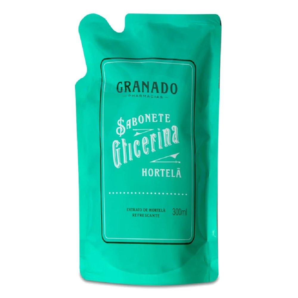 Sabonete Líquido Granado Glicerina Hortelã Refil 300ml - 1