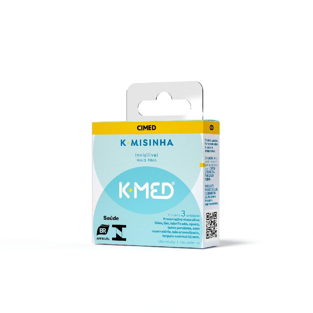 Preservativo K-med K-misinha Invisivel Com 3 Unidades - 1