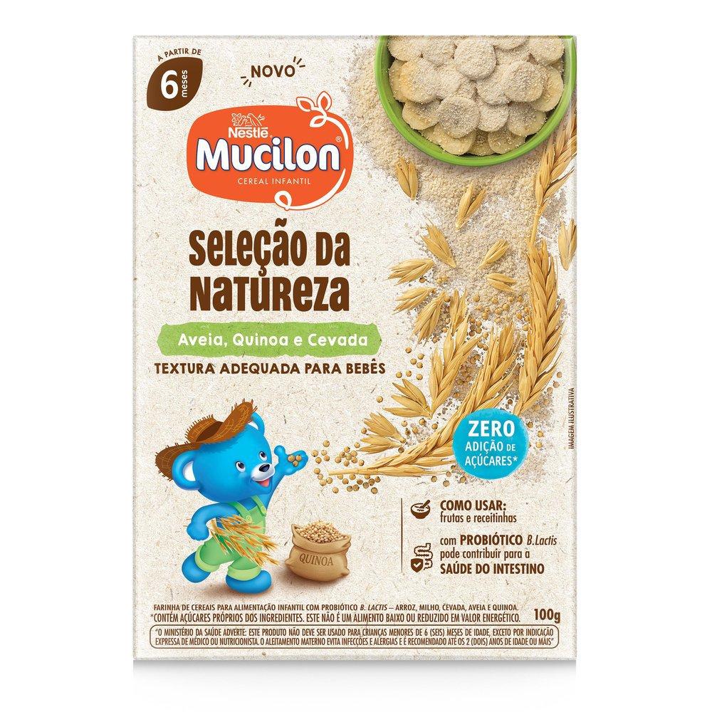 Cereal Infantil Aveia Quinoa E Cevada Mucilon Seleção Da Natureza Caixa 100g - 2