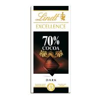 Chocolate Em Bara Amargo Lindt Excellence Dark 70% Caucau 100g - 1