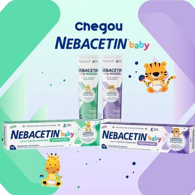 Creme Antiassaduras Nebacetin Baby Regeneração 60g