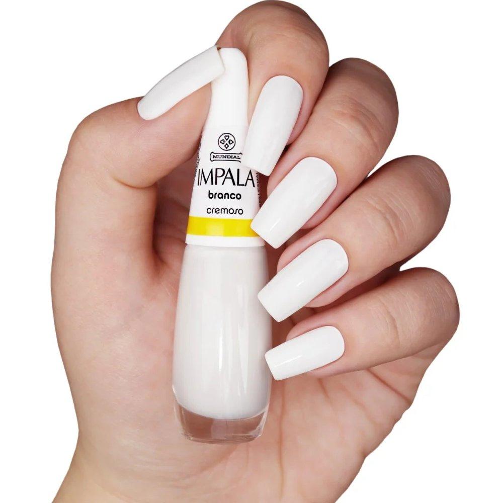 Esmalte Impala Branco Cremoso 7,5ml - 2