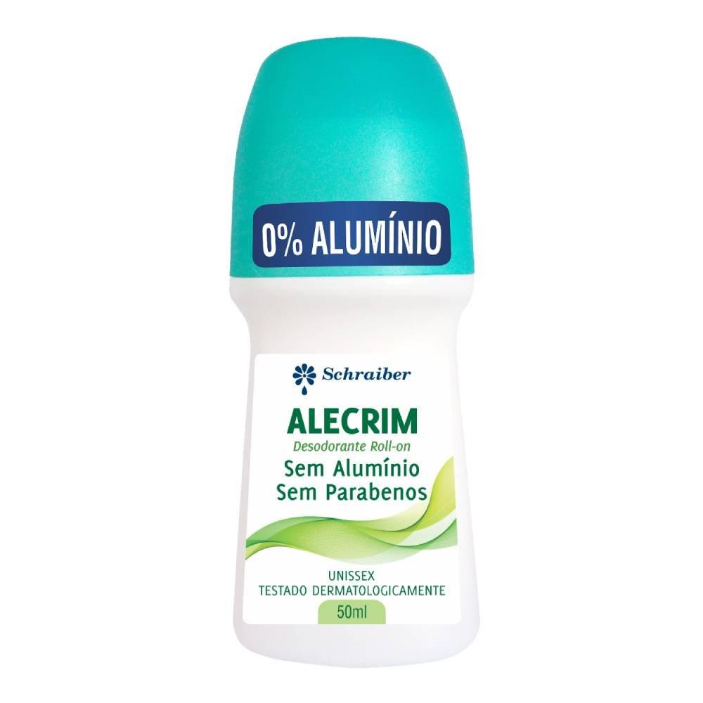 Desodorante Schraiber Rollon Alecrim, Sem Aluminio E Sem Parabenos 50ml - 1