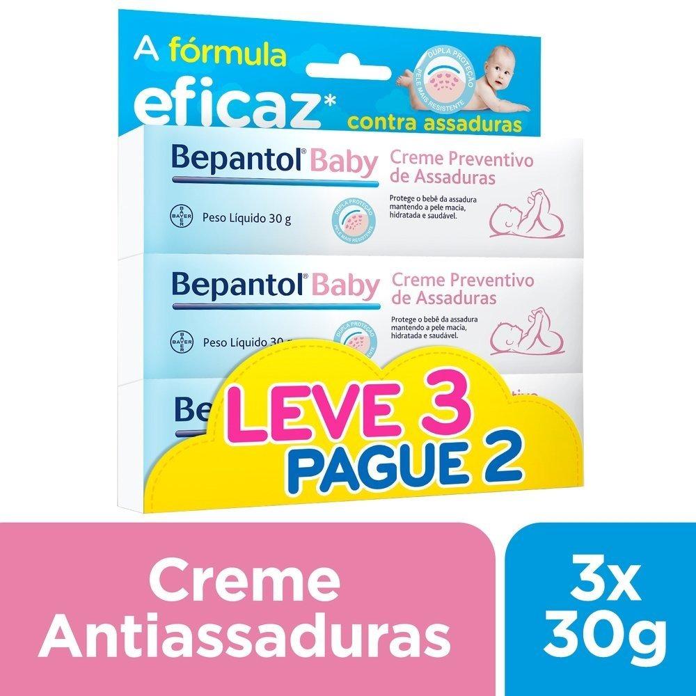 Kit Bepantol Baby Creme Preventivo De Assaduras Para Bebês Leve 3 Pague 2 30g - 1
