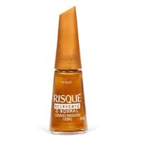 Esmalte Cobre Metálico Risqué Comigo Ninguém Cobre 8ml - 1