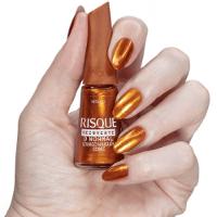 Esmalte Cobre Metálico Risqué Comigo Ninguém Cobre 8ml - 2