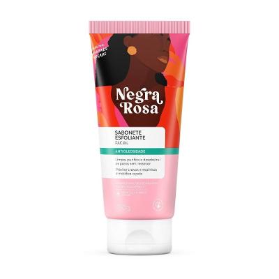 Sabonete Esfoliante Facial Negra Rosa Antioleosidade 150g
