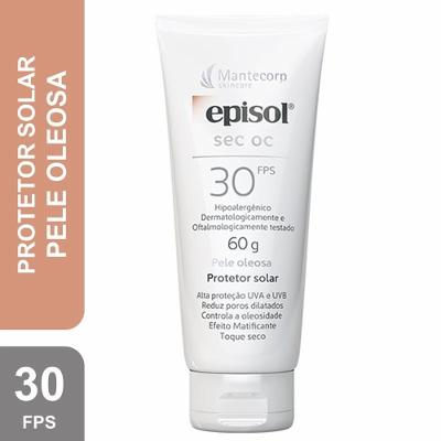 Protetor Solar Episol Sec Oc Pele Oleosa Fps 30 60g