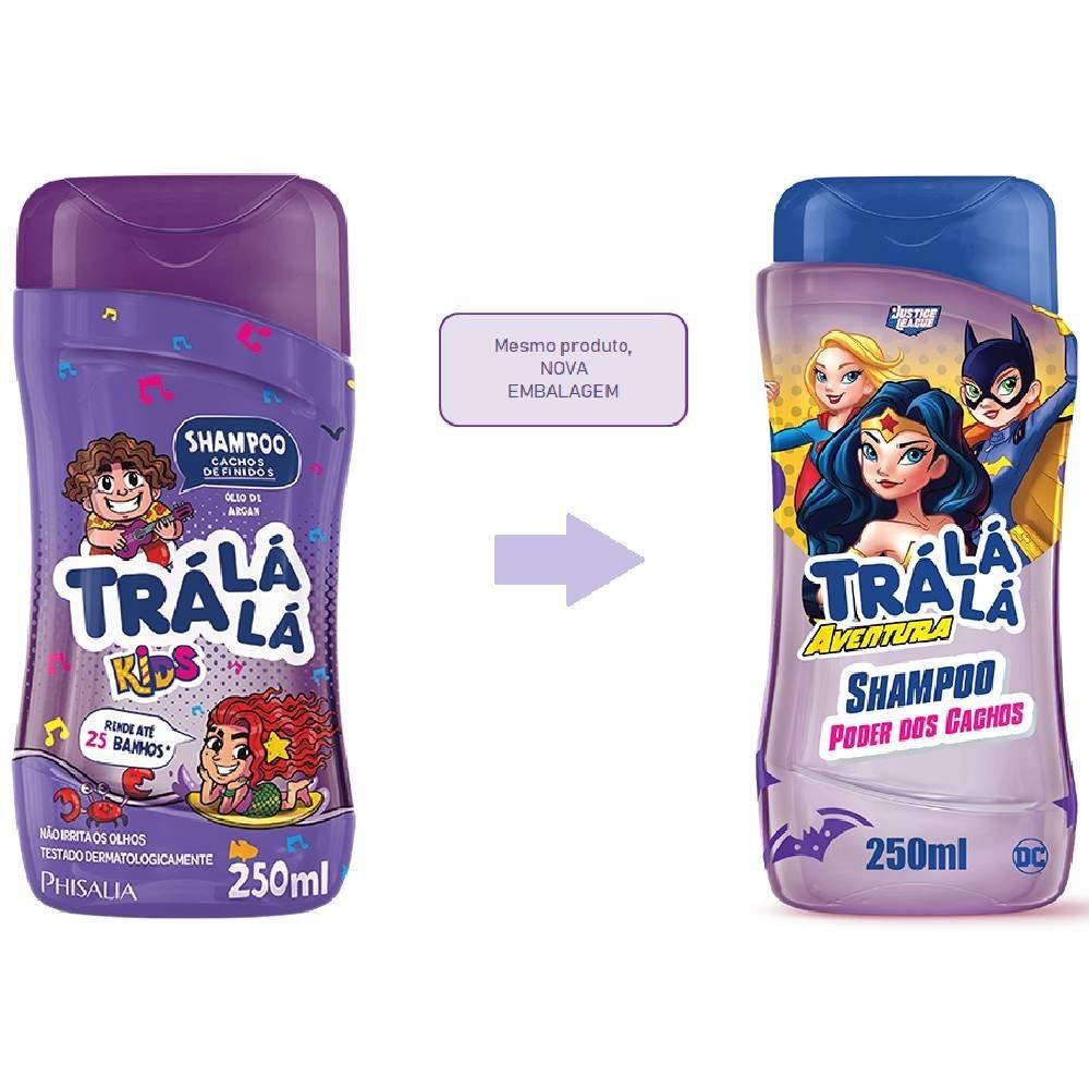 Shampoo Infantil Tra Lá Lá Aventura Poder Do Cachos 250ml - 2