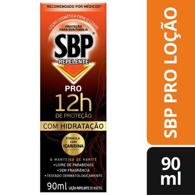 Loção Repelente Sbp Pro Com Icaridina 90 Ml