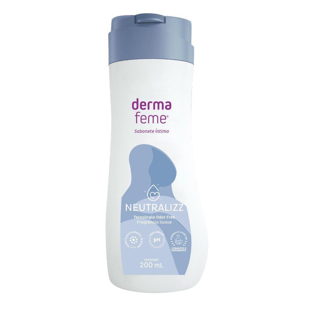 Kit Sabonete Líquido Íntimo Dermafeme Neutralizz 200ml Com 2 Unidades - 3