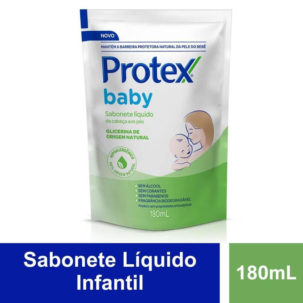 Sabonete Líquido Para Bebê Protex Baby Glicerina Natural 180ml - 4
