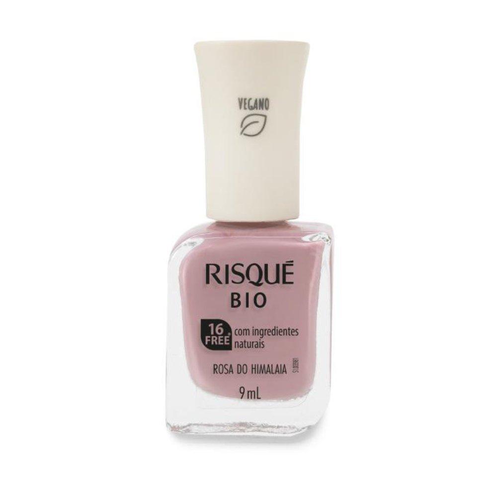 Esmalte Risqué Bio Rosa Cremoso Rosa Do Himalaia 9ml - 1