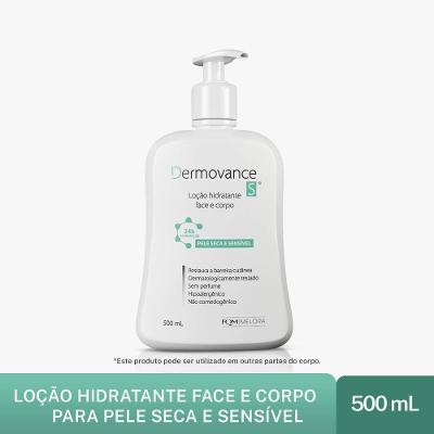 Loção Hidratante Face E Corpo Dermovance S 500ml