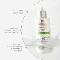 Protetor Solar Facial Adcos Aqua Fluid Antioleosidade Fps 50 Beige 40ml - 2