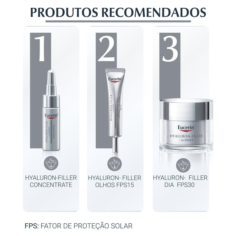 Creme Facial Anti-idade Eucerin Hyaluron-filler Effect Antirugas Região Dos Olhos Fps 15 15ml - 12