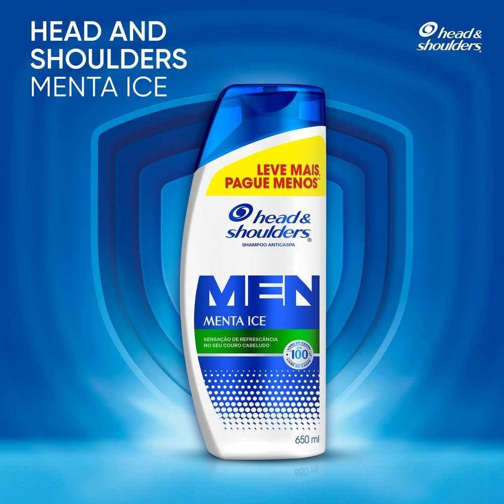 Shampoo Anticaspa Head & Shoulders Men Menthol Sport 650ml - 3