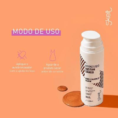 Loção Skelt Bronzeado Instantâneo 120ml