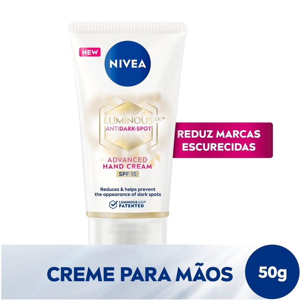 Creme P/ Maos Nivea Luminous 630 Fps15 50g - 1