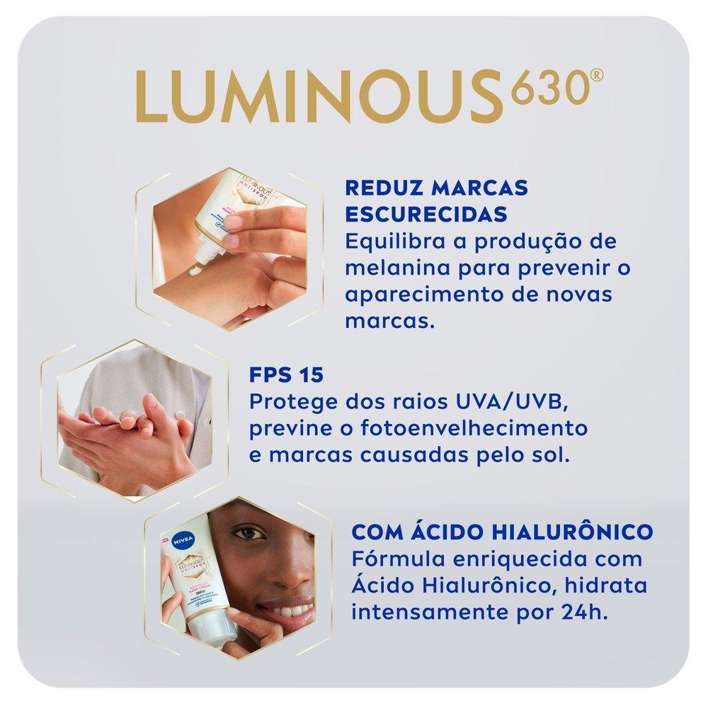 Creme P/ Maos Nivea Luminous 630 Fps15 50g - 3