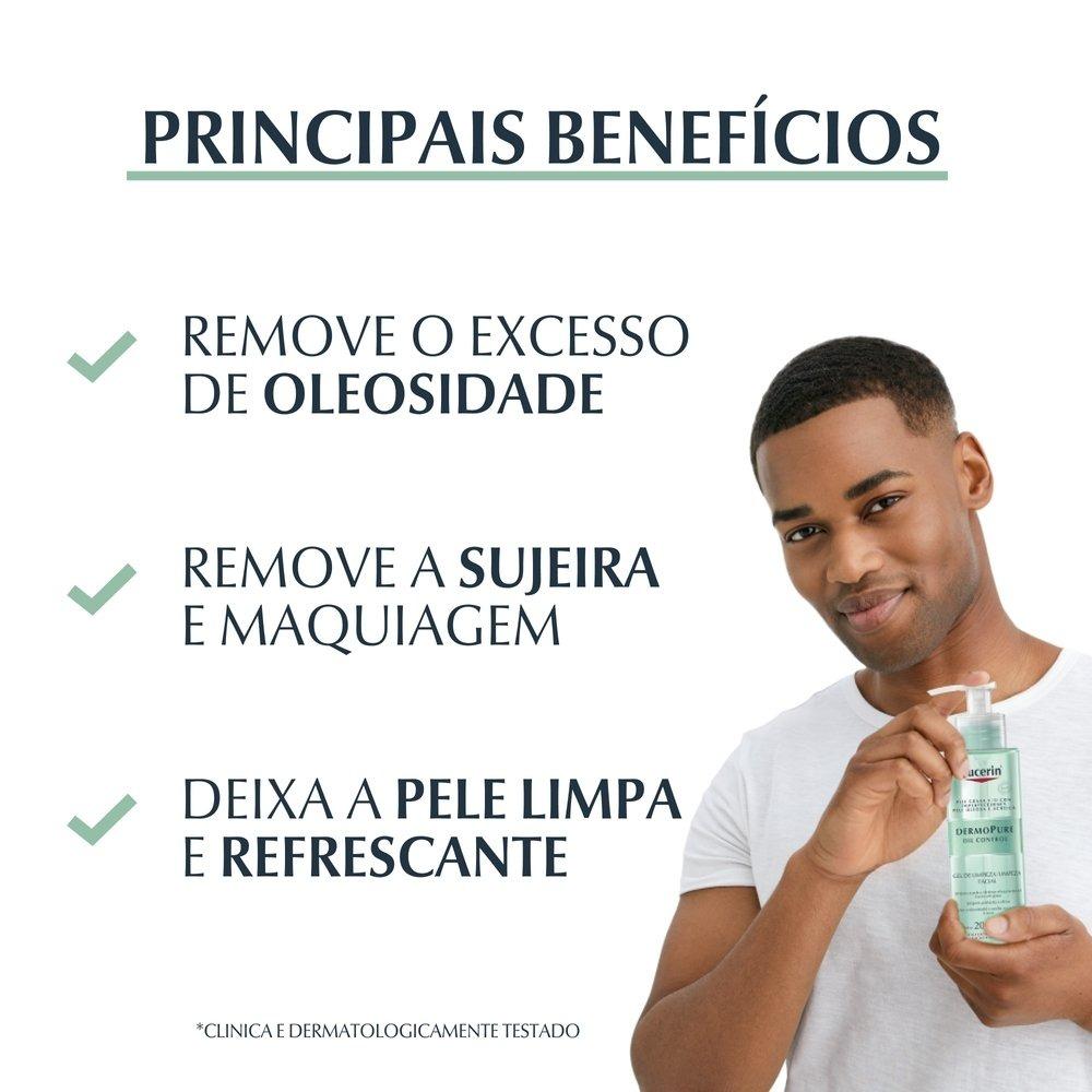 Gel De Limpeza Facial Eucerin Antiacne Dermo Pure Gentil 200ml - 3