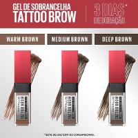 Gel De Sobrancelha Maybelline Ny Tattoo Brow 3 Dias Medium Brown 5g - 2
