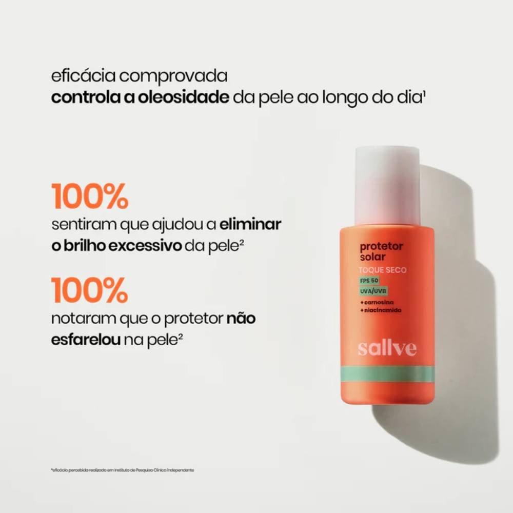 Protetor Solar Sallve Toque Seco Fps50 40g - 4