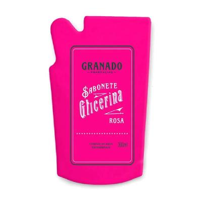Sabonete De Glicerina Líquido Granado Rosas Refil 300ml