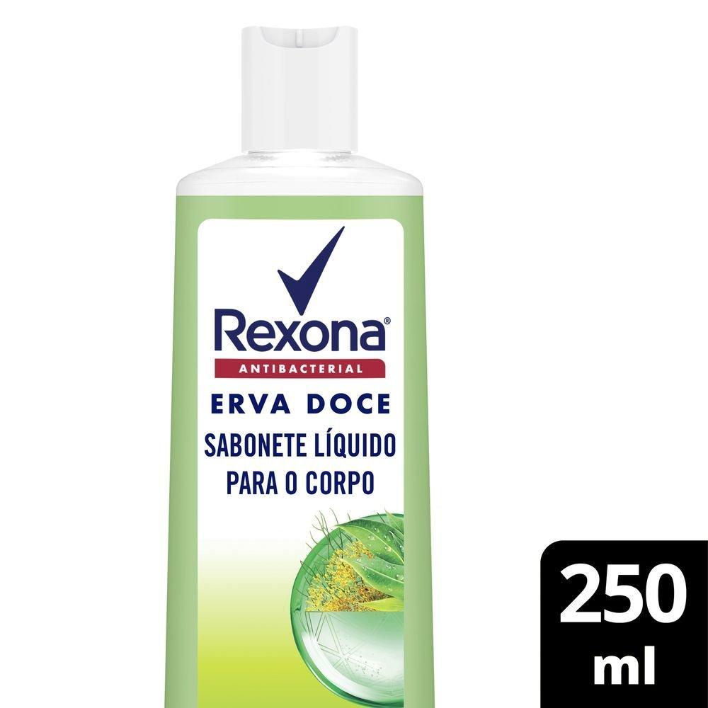 Sabonete Líquido Rexona Antibacterial Erva-doce Frasco 250ml - 5
