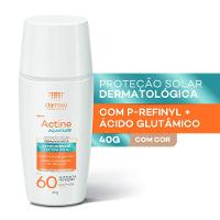 Protetor Solar Facial Actine Aquafluid Fps 60 40g Cor Claro/medio - 1