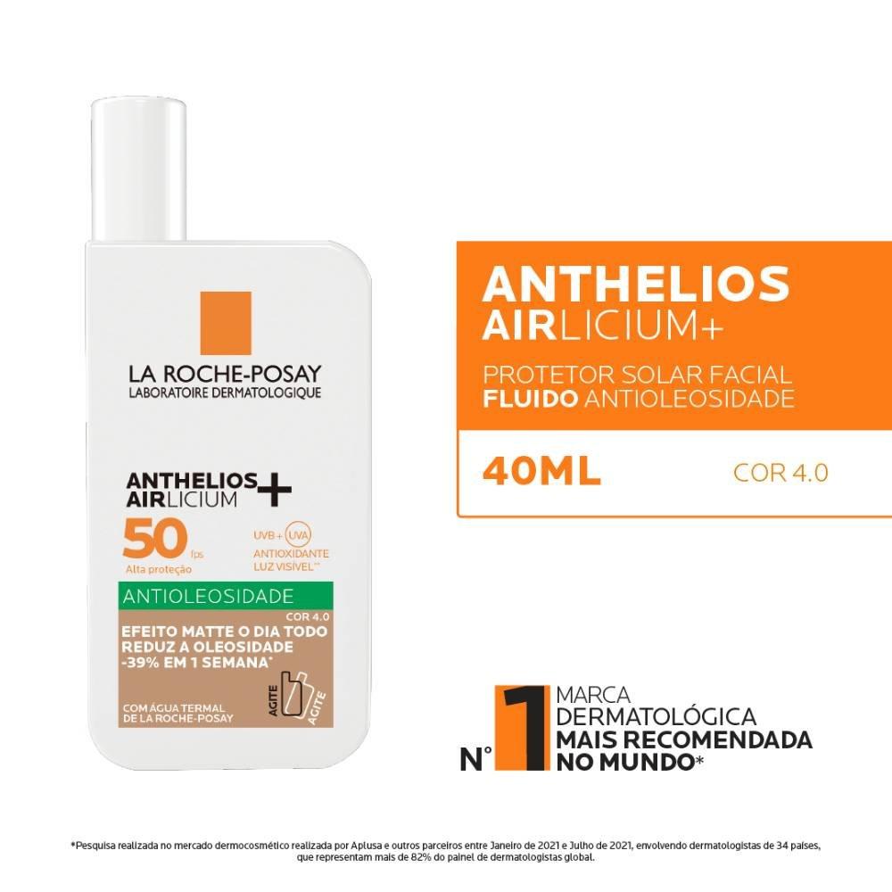 Protetor Solar La Roche-posay Anthelios Airlicium Fps50 Com Cor 4.0 40ml - 2