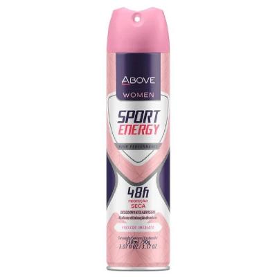 Desodorante Aerossol Above Sport Energy Women 150ml