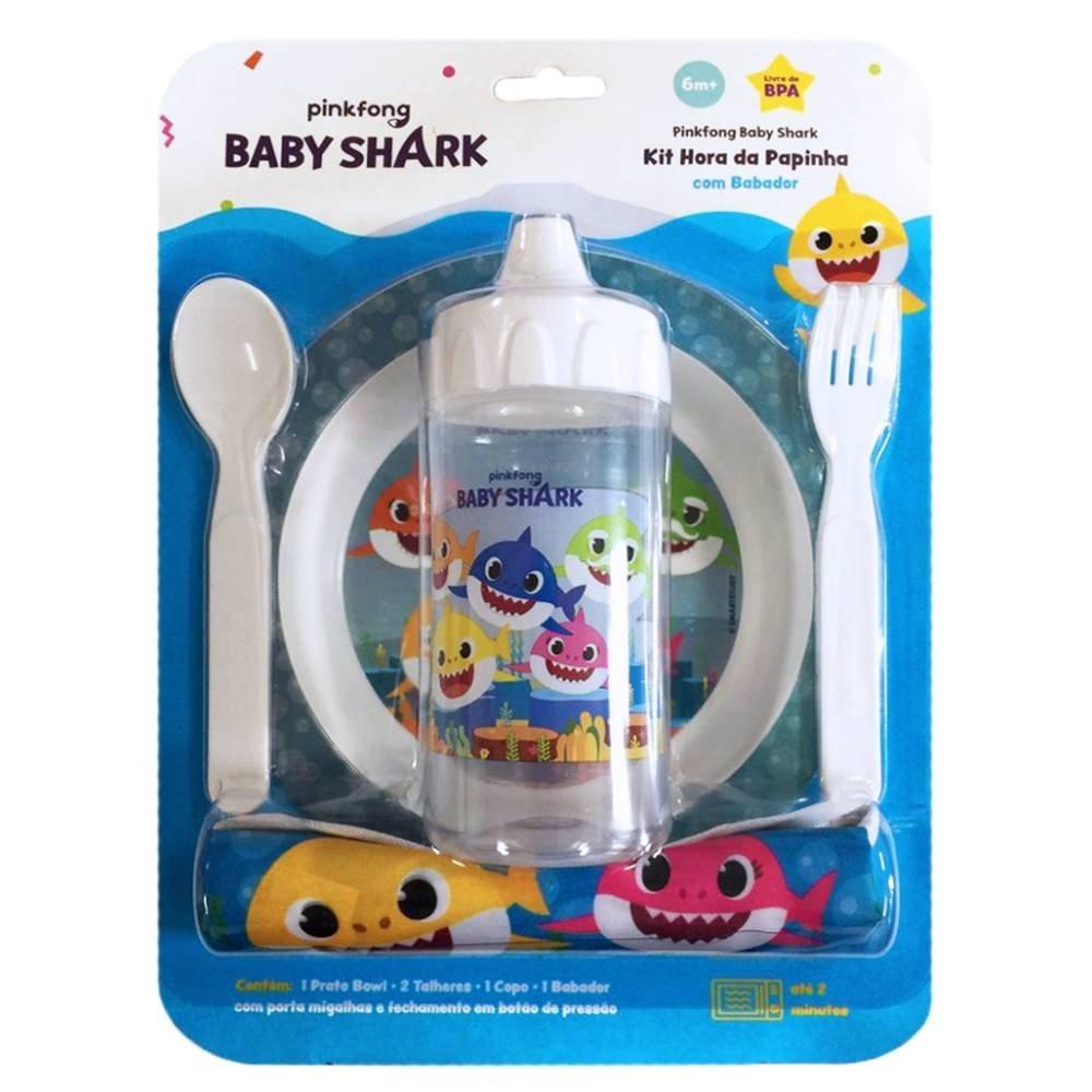 Kit Refeição Baby Go Baby Shark Com 5 Peças - 1