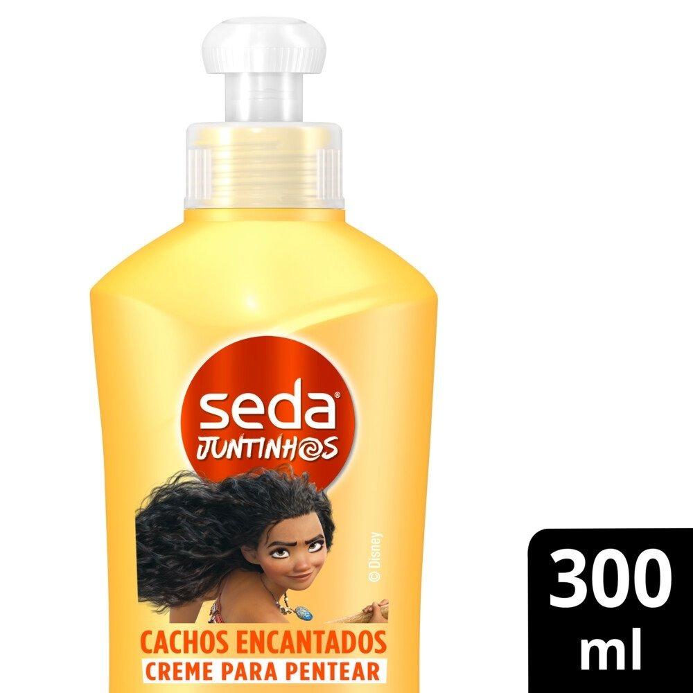 Creme Para Pentear Infantil Moana Seda Juntinhos Cachos Encantados 300ml - 1