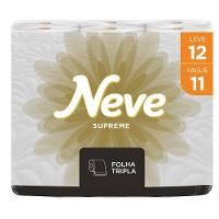 Papel Higiênico Neve Supreme Folha Tripla 20m Com 12 Rolos - 1