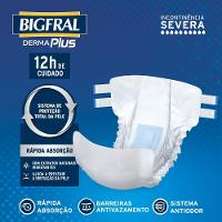 Fralda Adulto Bigfral Dermaplus Noturna Média Com 8 Unidades - 4