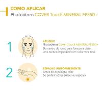 Protetor Solar Facial Bioderma Photoderm Cover Touch Mineral Fps 50+ Cor 4.0 40g - 4