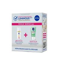Kit Nivea Luminous Sérum 30ml + Sabonete Em Gel Pele Mista A Oleosa 145g - 2