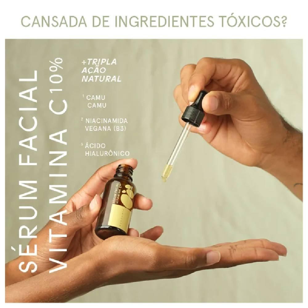 Sérum Facial Anti-idade Bergamía Vitamina C 10% + Camu Camu 30ml - 4
