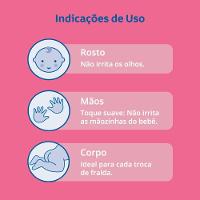 Lenços Umedecidos Johnson’s Baby Proteção Da Pele 96 Unidades