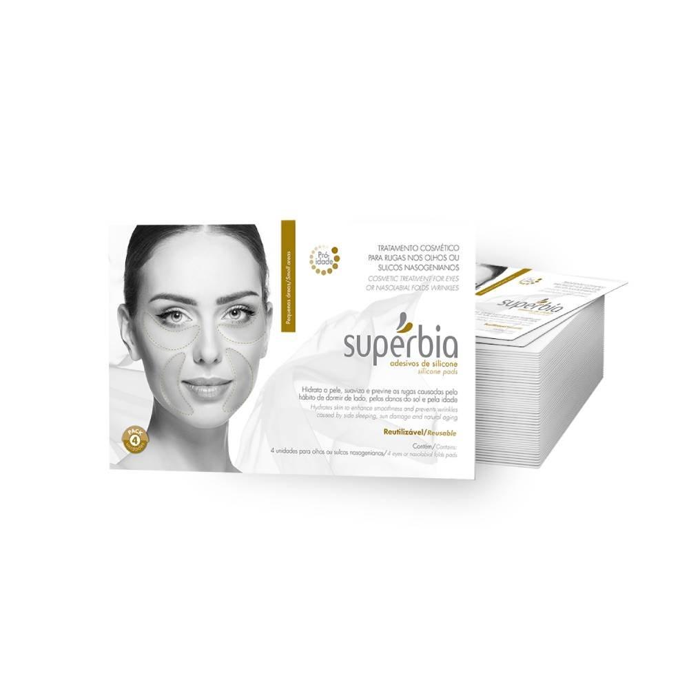 Adesivo De Silicone Para Rugas Nos Olhos E Bigode Chinês Com 4 Unidades - 1