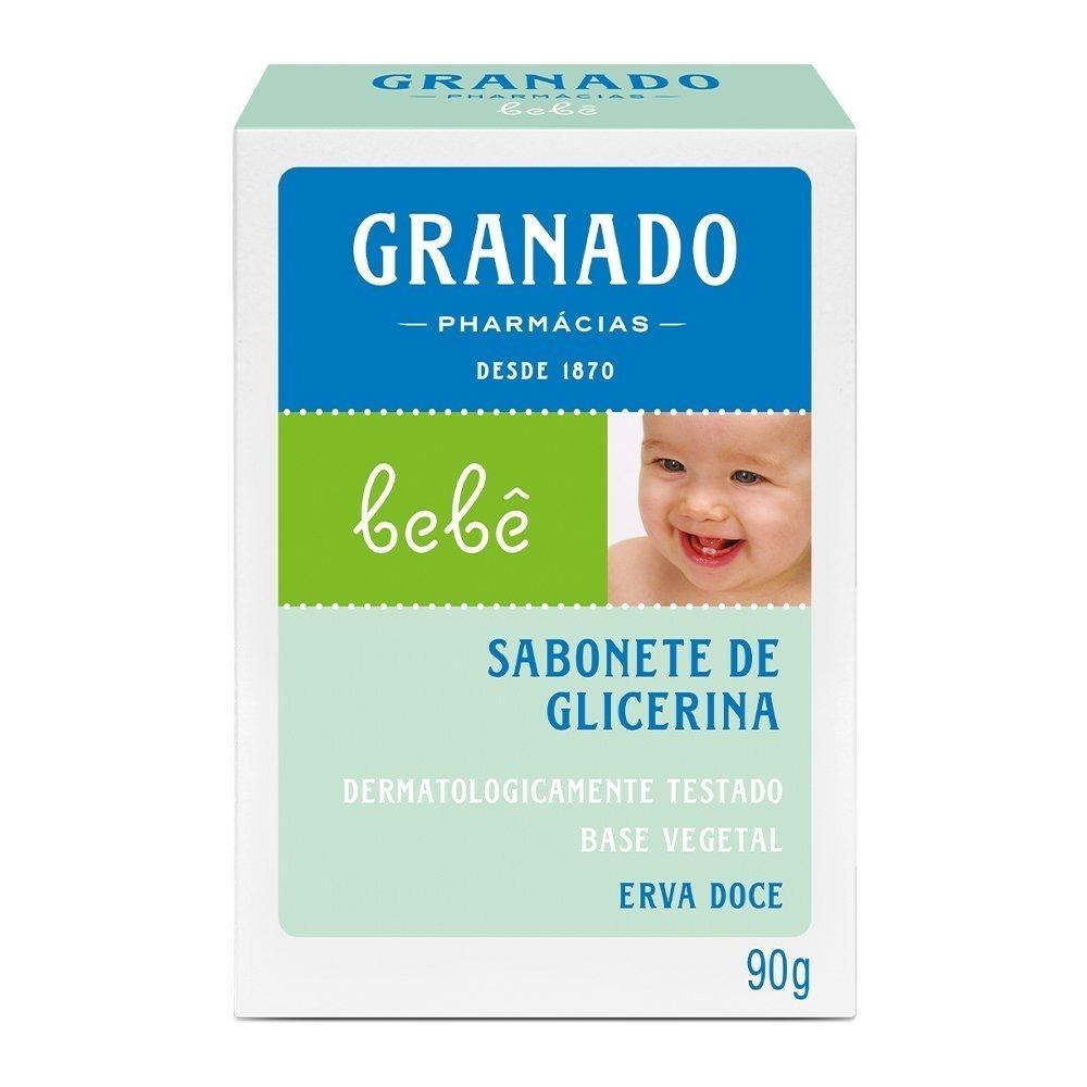 Sabonete Glicerina Granado Bebê Erva Doce 90g - 1