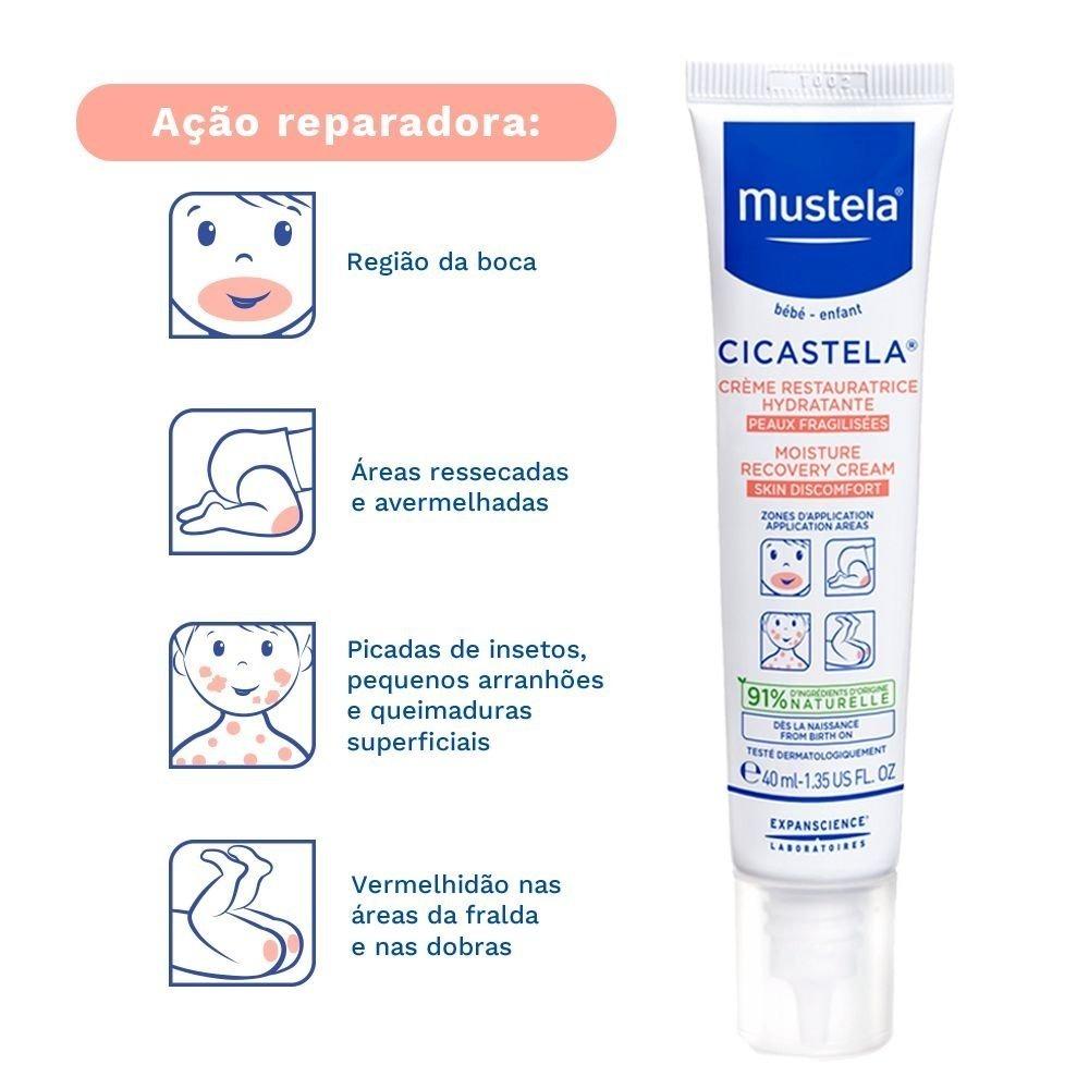 Creme Reparador Mustela Cicastela 40ml - 3