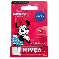Hidratante Labial Nivea Cereja Shine Disney Minnie 4,8g - 3