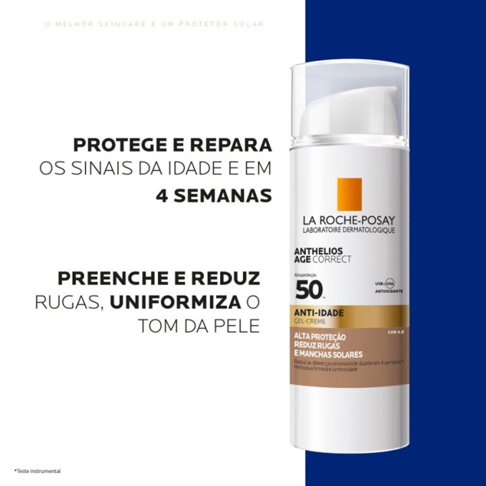 Protetor Solar Facial La Roche-posay Anthelios Age Correct 4.0 Fps50 50g - 3