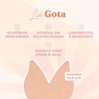 Modelador Para Seios Lib 4 Estações Plus Tamanho G Bege Com 2 Pares - 4