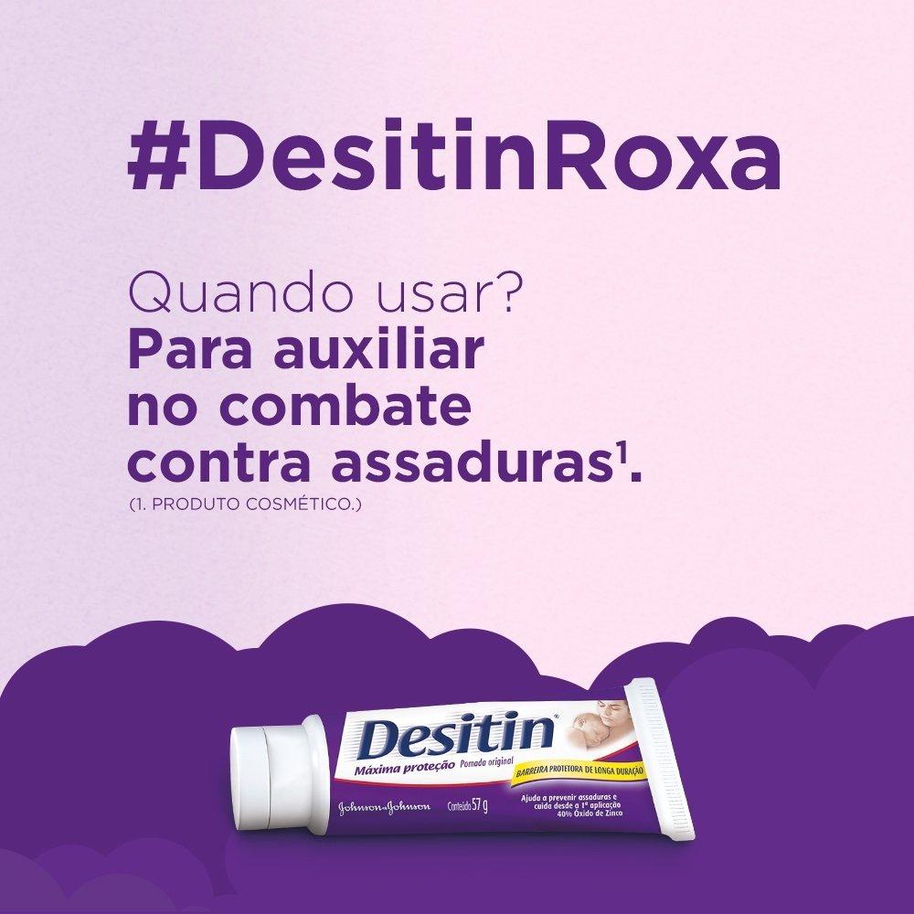 Creme Preventivo Para Assaduras Desitin Máxima Duração Roxo 57g - 3