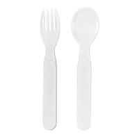 Kit De Talheres Plásticos Baby Go Com 2 Peças Neutro - 2